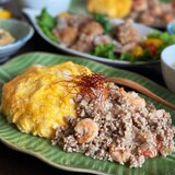 おうちでカフェ気分☆海老とひき肉のエスニックライス